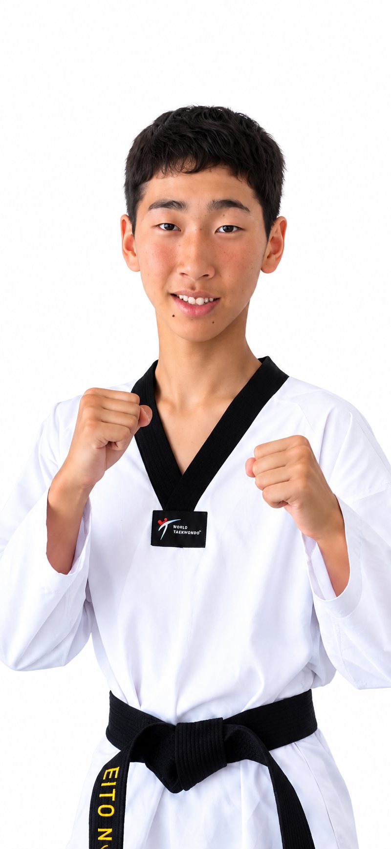 道着姿で構える野口 詠翔選手
